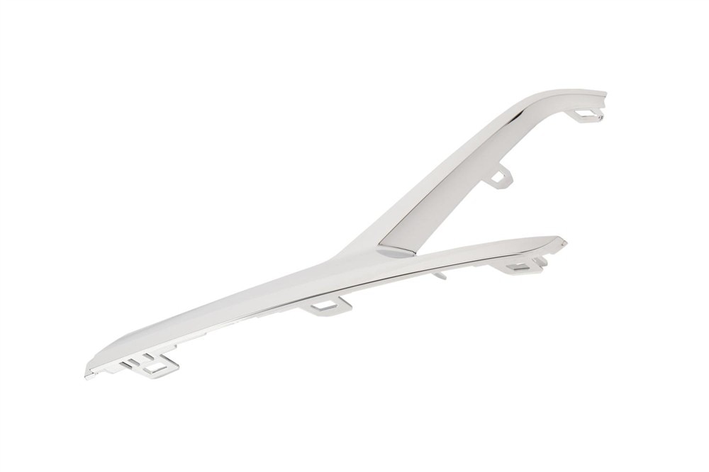 GM Genuine Parts Exterior Bright Chrome Front Driver Side Bumper Fascia Lower Molding