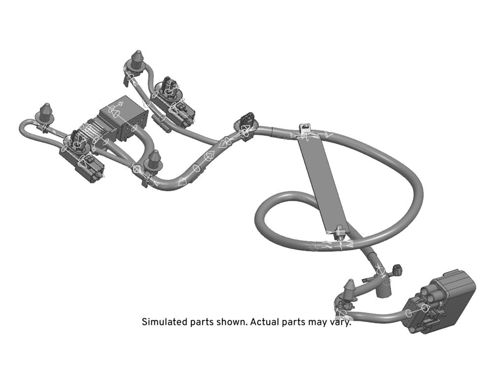 GM Genuine Parts Rear Driver Side Seat Wiring Harness