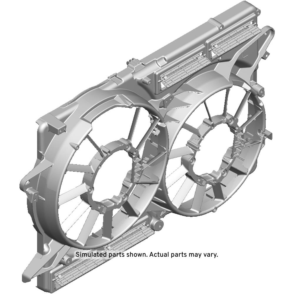 GM Genuine Parts Engine Cooling Fan Shroud