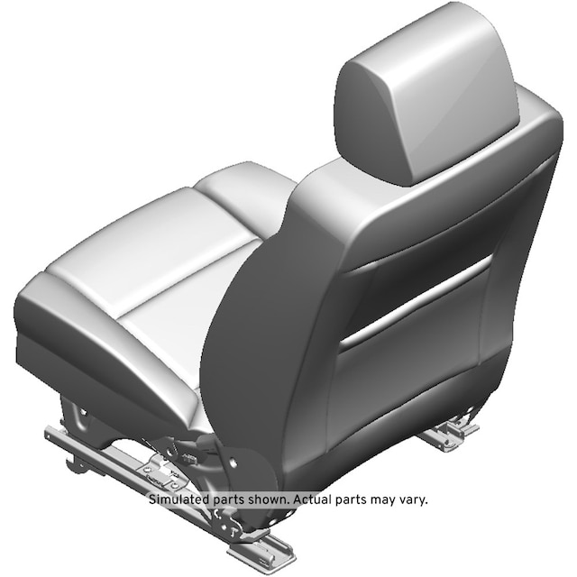 GM Genuine Parts Jet Black Front Passenger Side Seat