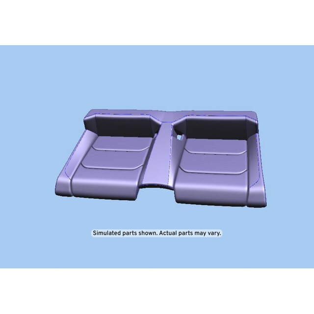 GM Genuine Parts Dark Galvanized Cool Rear Seat Cushion Cover