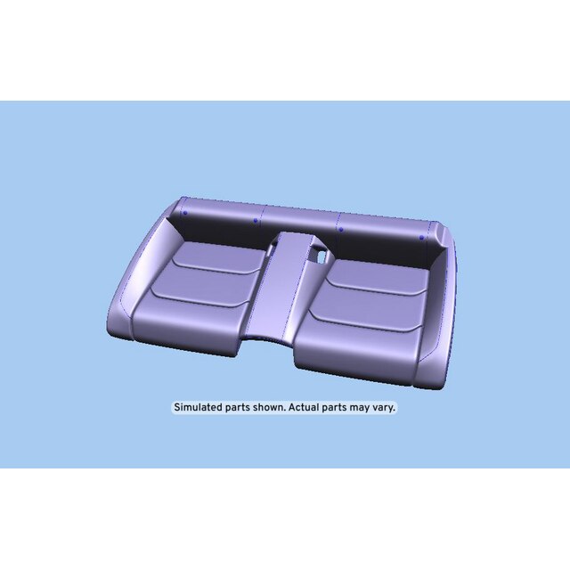 GM Genuine Parts Jet Black Rear Seat Cushion Cover