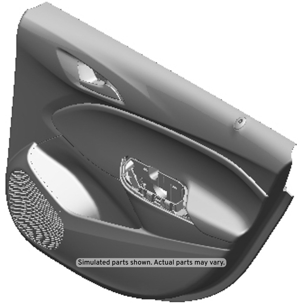 GM Genuine Parts Dark Atmosphere Rear Passenger Side Door Trim
