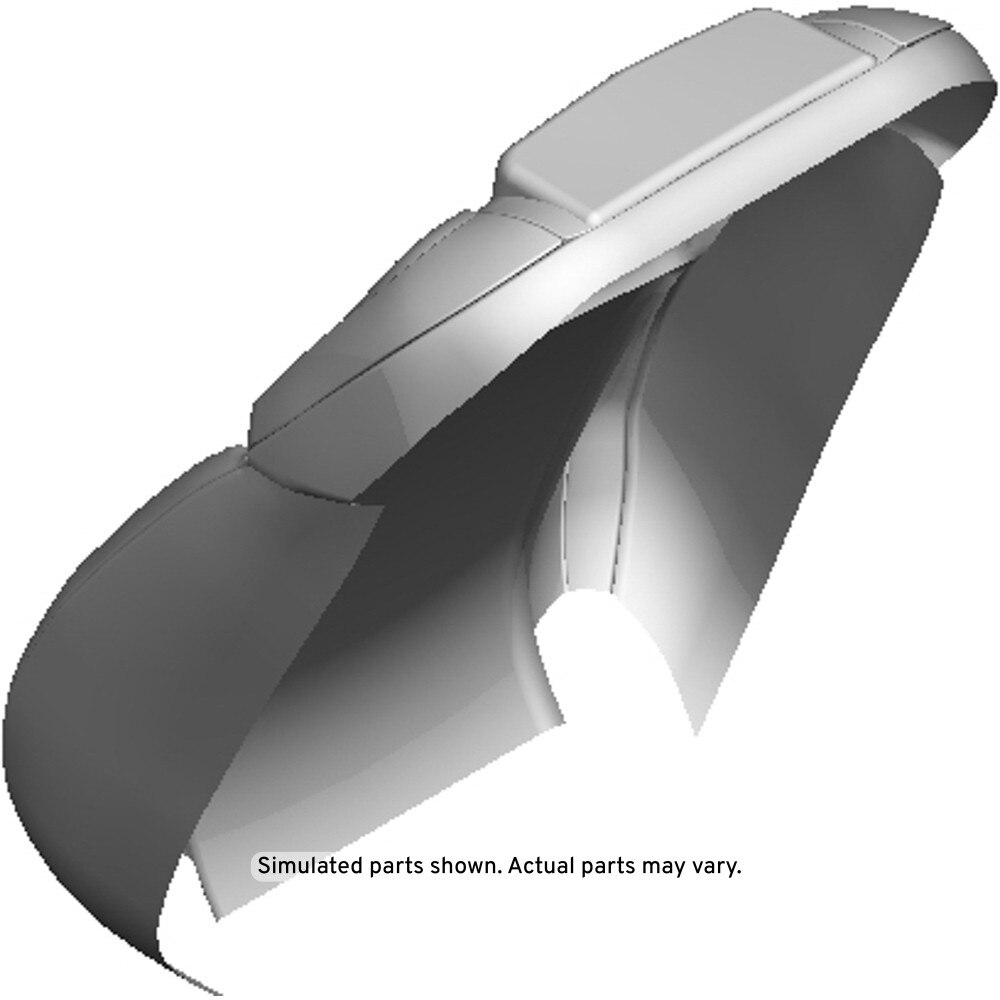 GM Genuine Parts Black Front Passenger Side Seat Back Cover