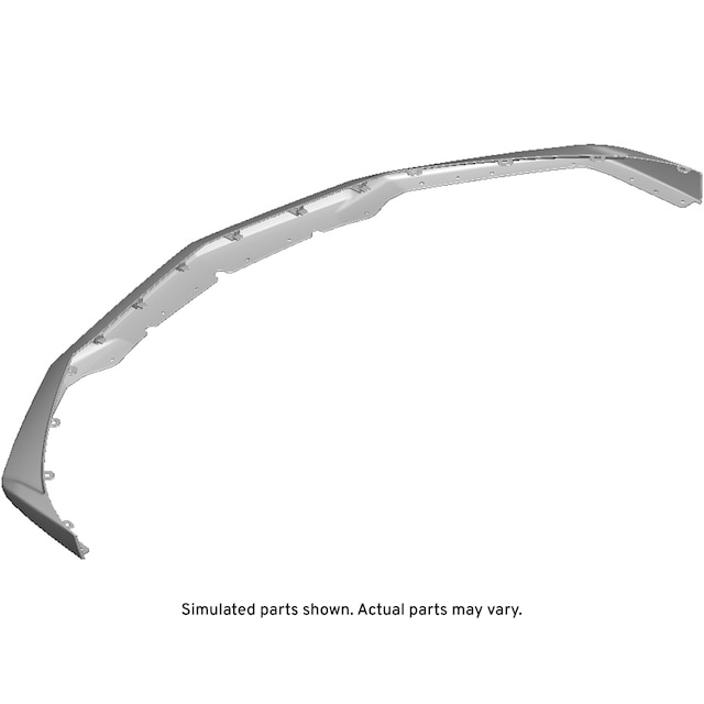 GM Genuine Parts Black Meet Kettle Metallic Front End Spoiler