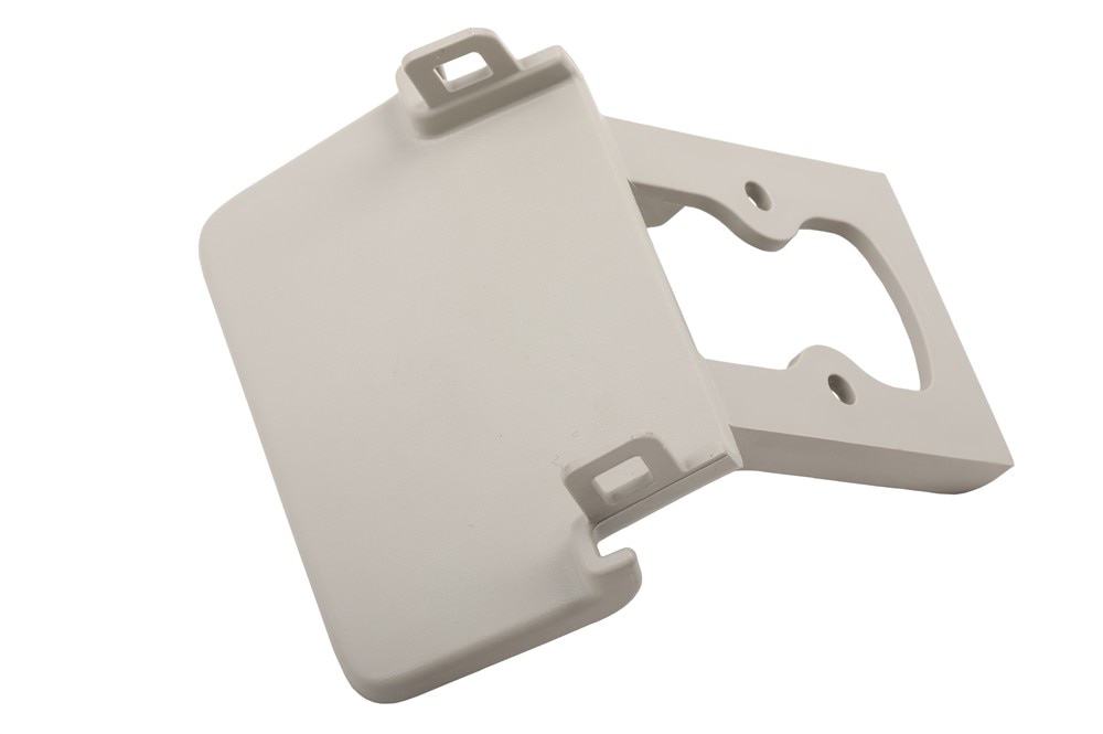 GM Genuine Parts Very Light Platinum Rear Center Seat Hinge Finish Cover