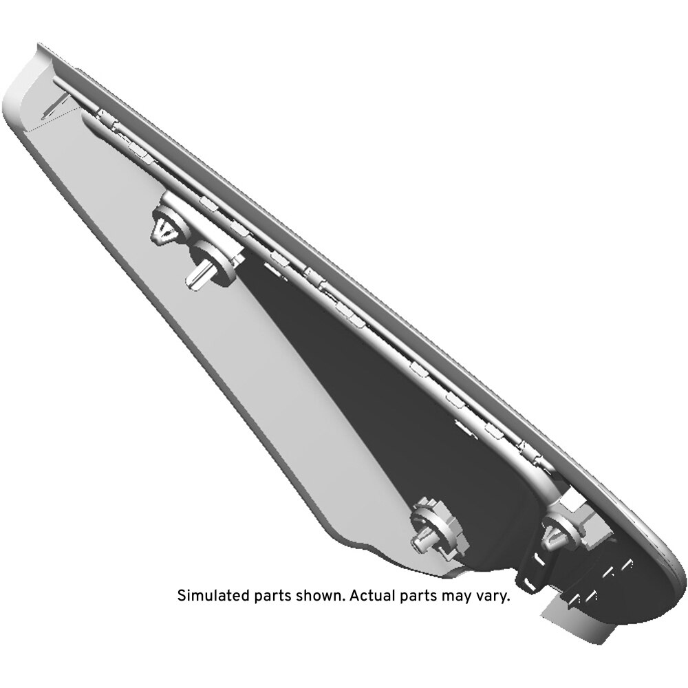 GM Genuine Parts Passenger Side Body Side Rear Molding