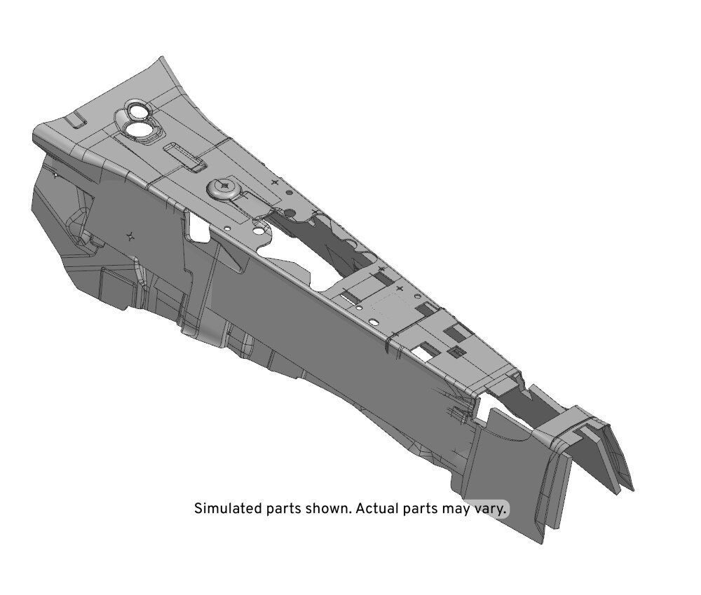 GM Genuine Parts Floor Panel Front Side Insulator