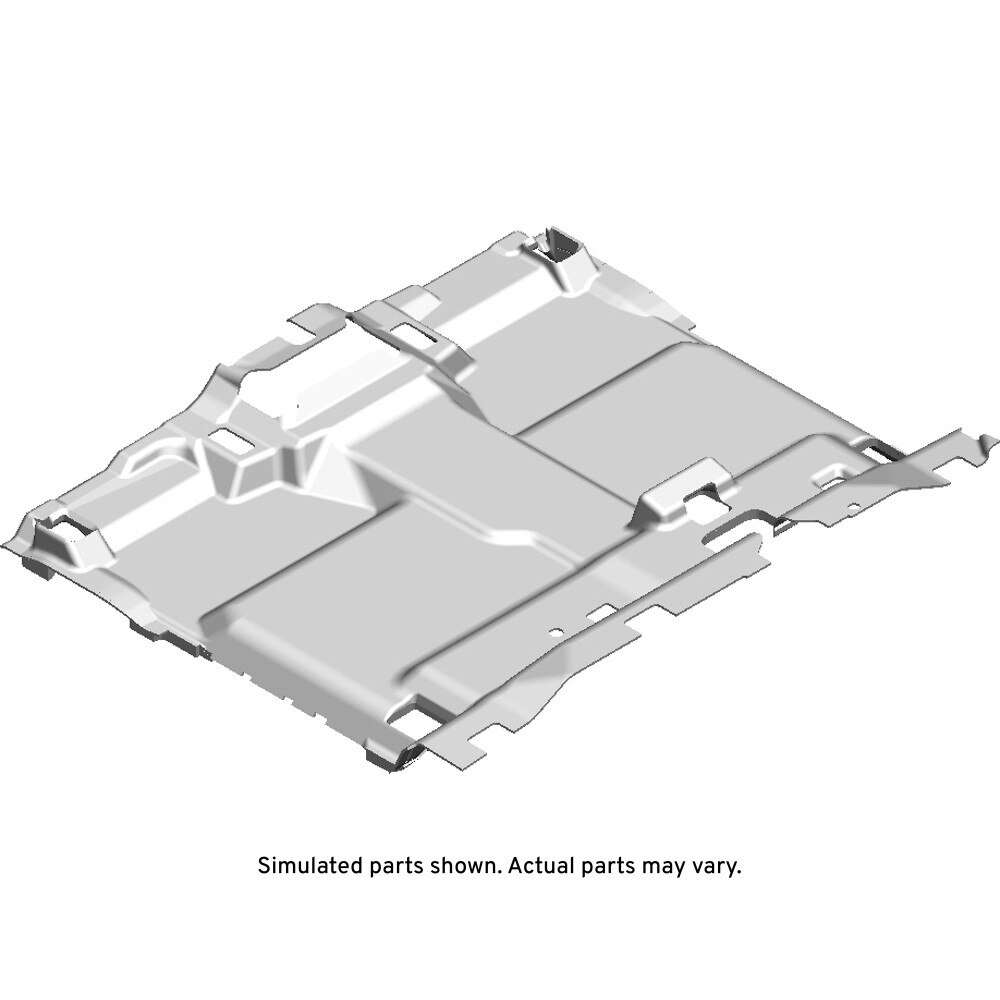 GM Genuine Parts Cocoa Rear Floor Panel Carpet