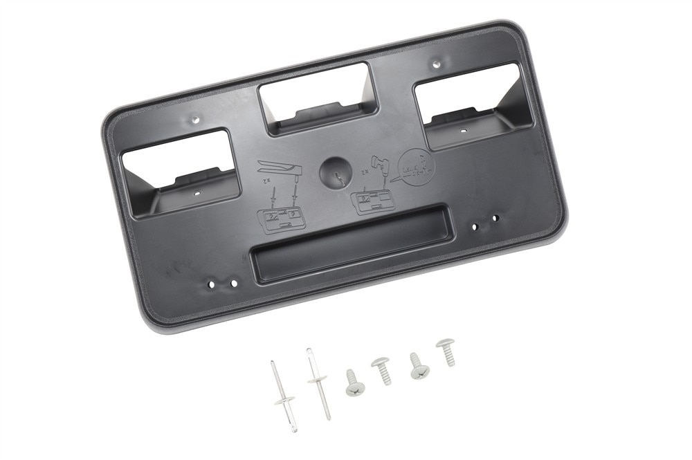 GM Genuine Parts Black Front License Plate Bracket
