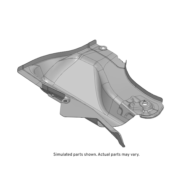 GM Genuine Parts Driver Side Body Side Outer Rear Panel Drain Gutter