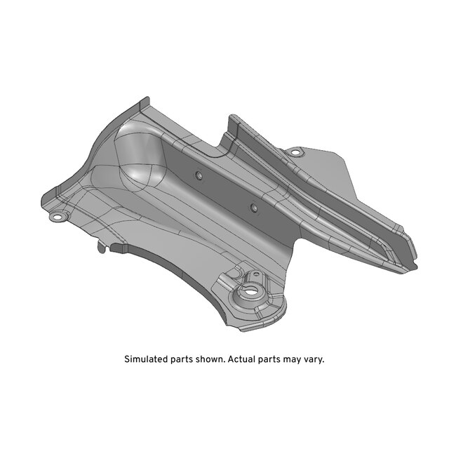 GM Genuine Parts Passenger Side Body Side Outer Rear Panel Drain Gutter