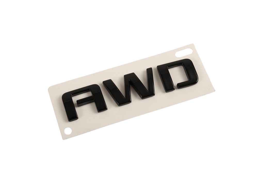 GM Genuine Parts Black Liftgate Transmission Name Plate