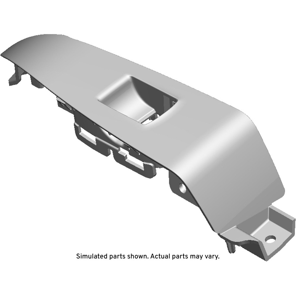 GM Genuine Parts Black Rear Passenger Side Door Armrest Switch Mount Plate