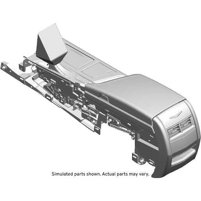 GM Genuine Parts Light Platinum Front Floor Console