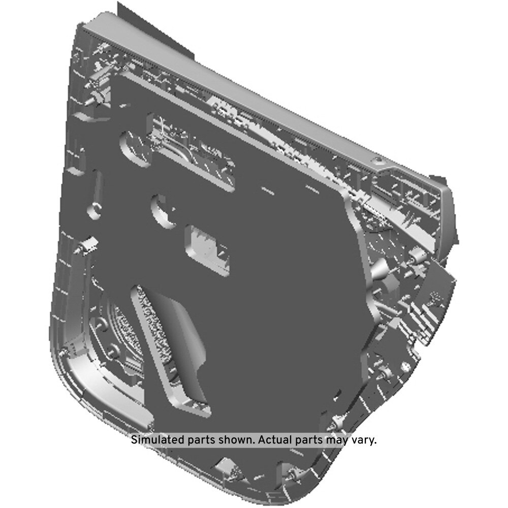 GM Genuine Parts Jet Black Rear Driver Side Door Trim