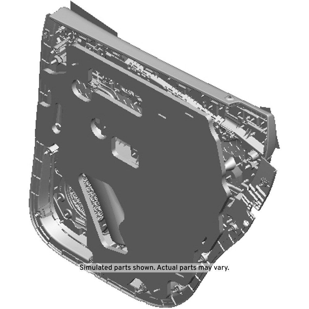 GM Genuine Parts Dark Titanium Rear Driver Side Door Trim