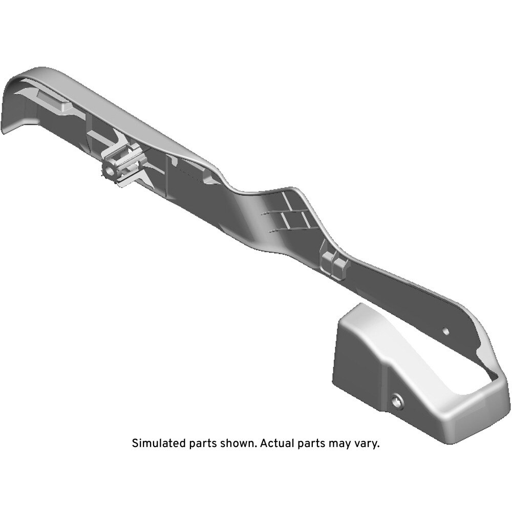 GM Genuine Parts Shale Rear Passenger Side Seat Track Finish Cover