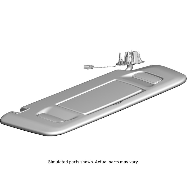 GM Genuine Parts Shale Passenger Side Sunshade