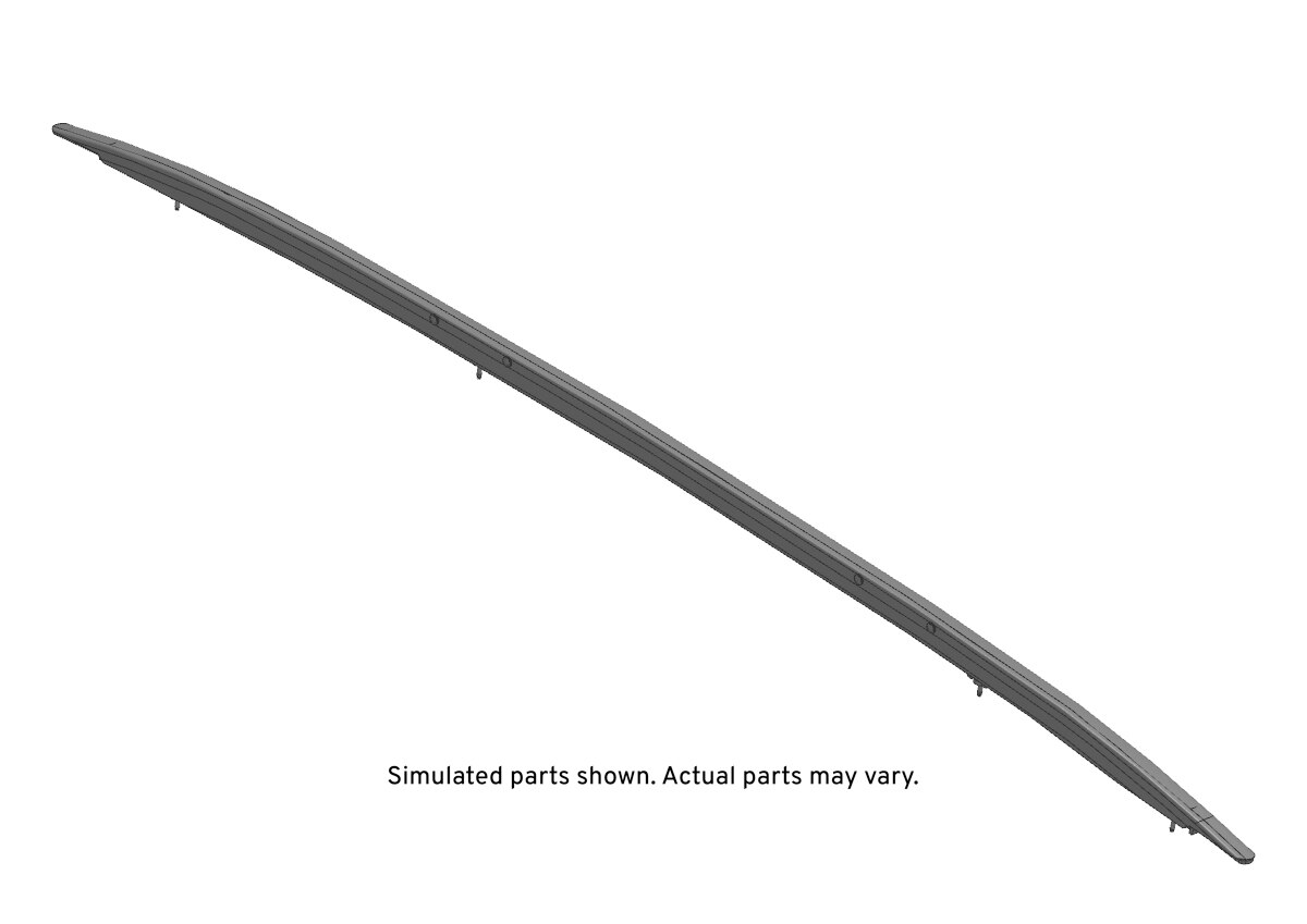 GM Genuine Parts Passenger Side Luggage Carrier Side Rail