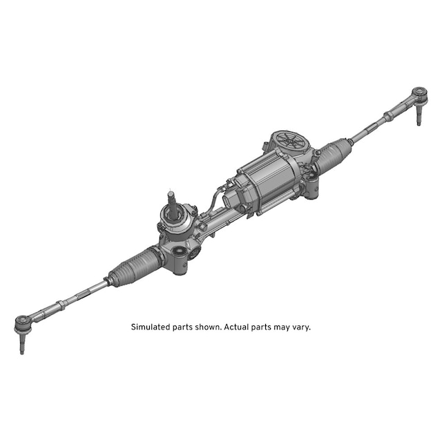 GM Genuine Parts Electric Drive Rack and Pinion Steering Gear Assembly with Tie Rods