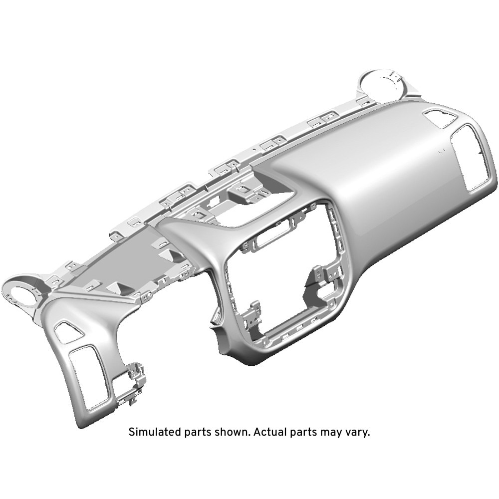 GM Genuine Parts Dark Ash Gray Instrument Panel