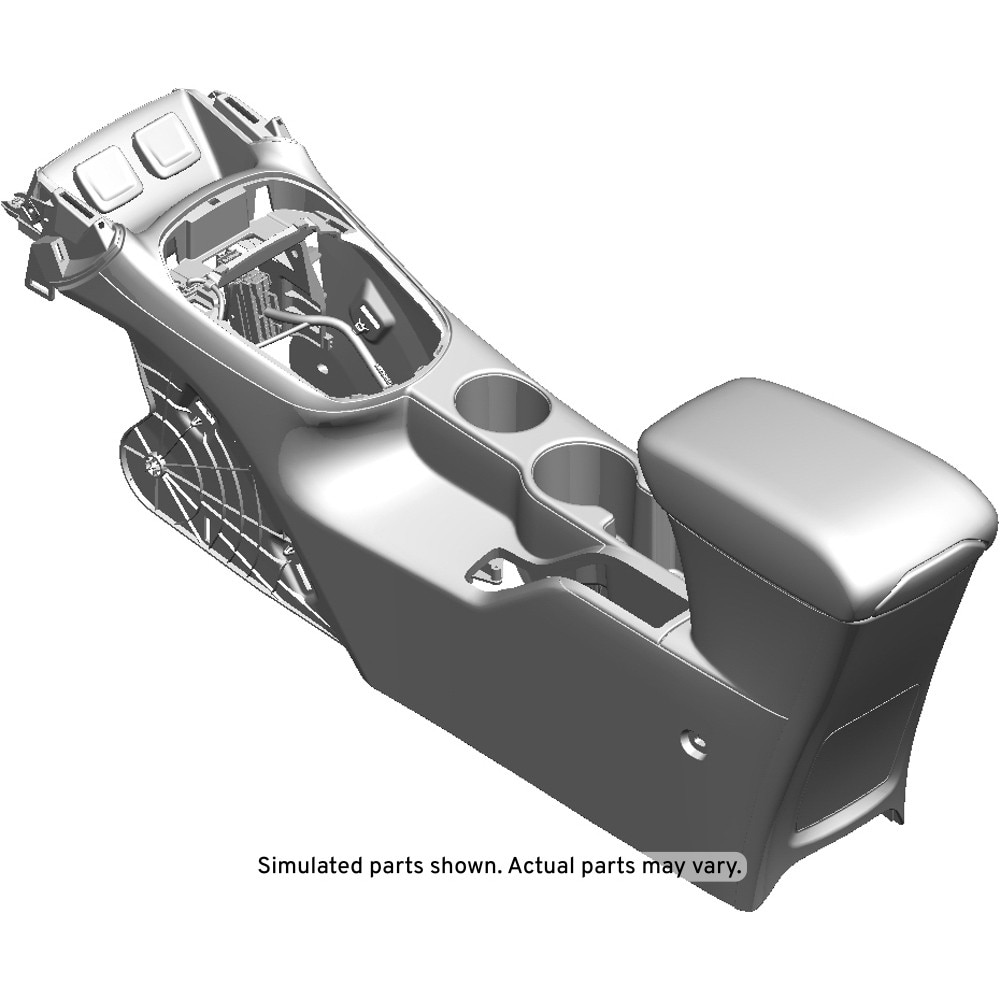 GM Genuine Parts Dark Atmosphere Front Floor Console