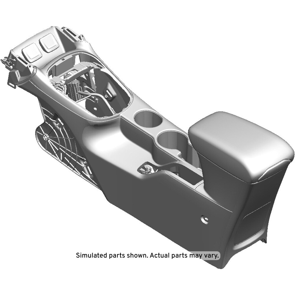 GM Genuine Parts Dark Atmosphere Front Floor Console