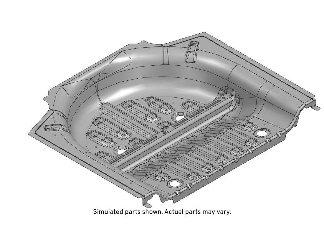 GM Genuine Parts Rear Floor Rear Panel