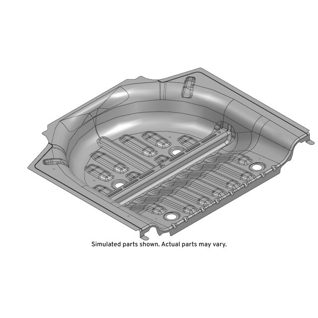 GM Genuine Parts Rear Floor Rear Panel