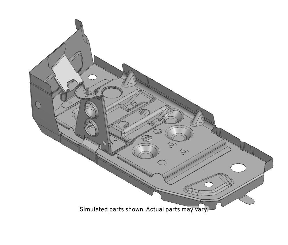 GM Genuine Parts Driver Side Rear Compartment Floor Panel Extension