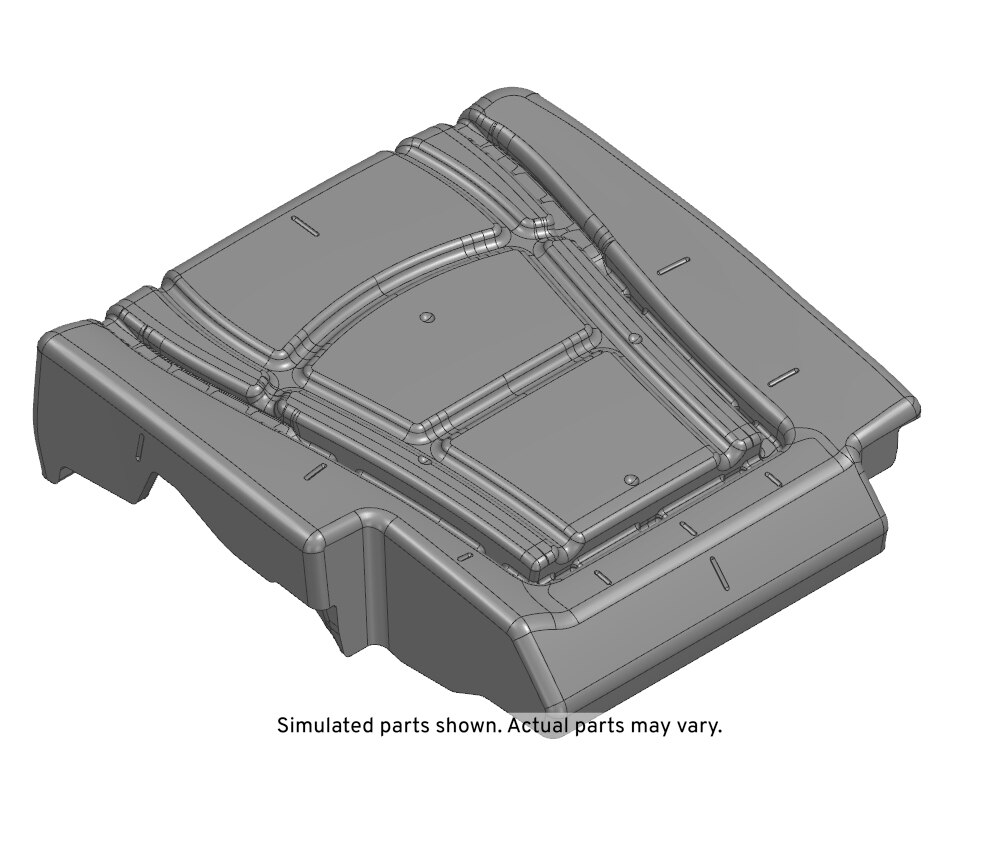 GM Genuine Parts Passenger Side 3rd Row Seat Cushion Pad