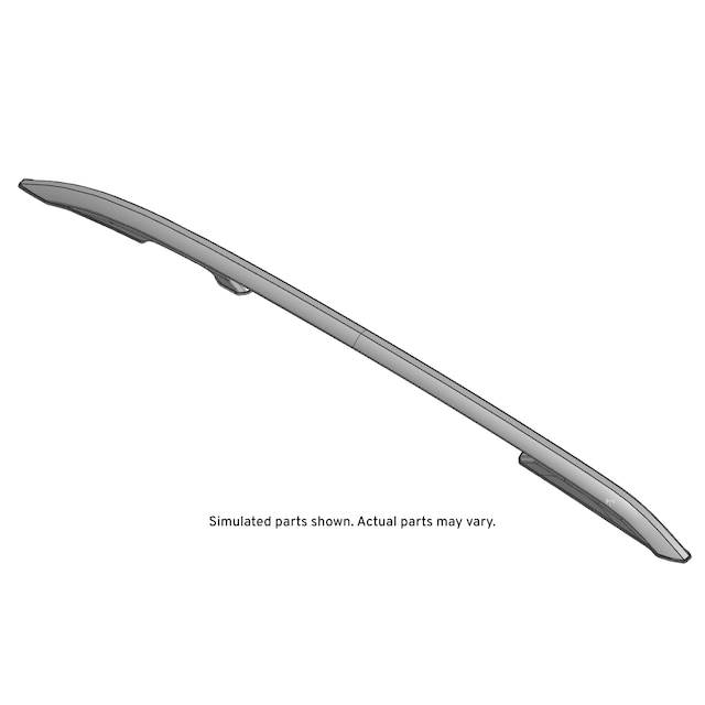 GM Genuine Parts Anodized Bright Driver Side Luggage Carrier Side Rail
