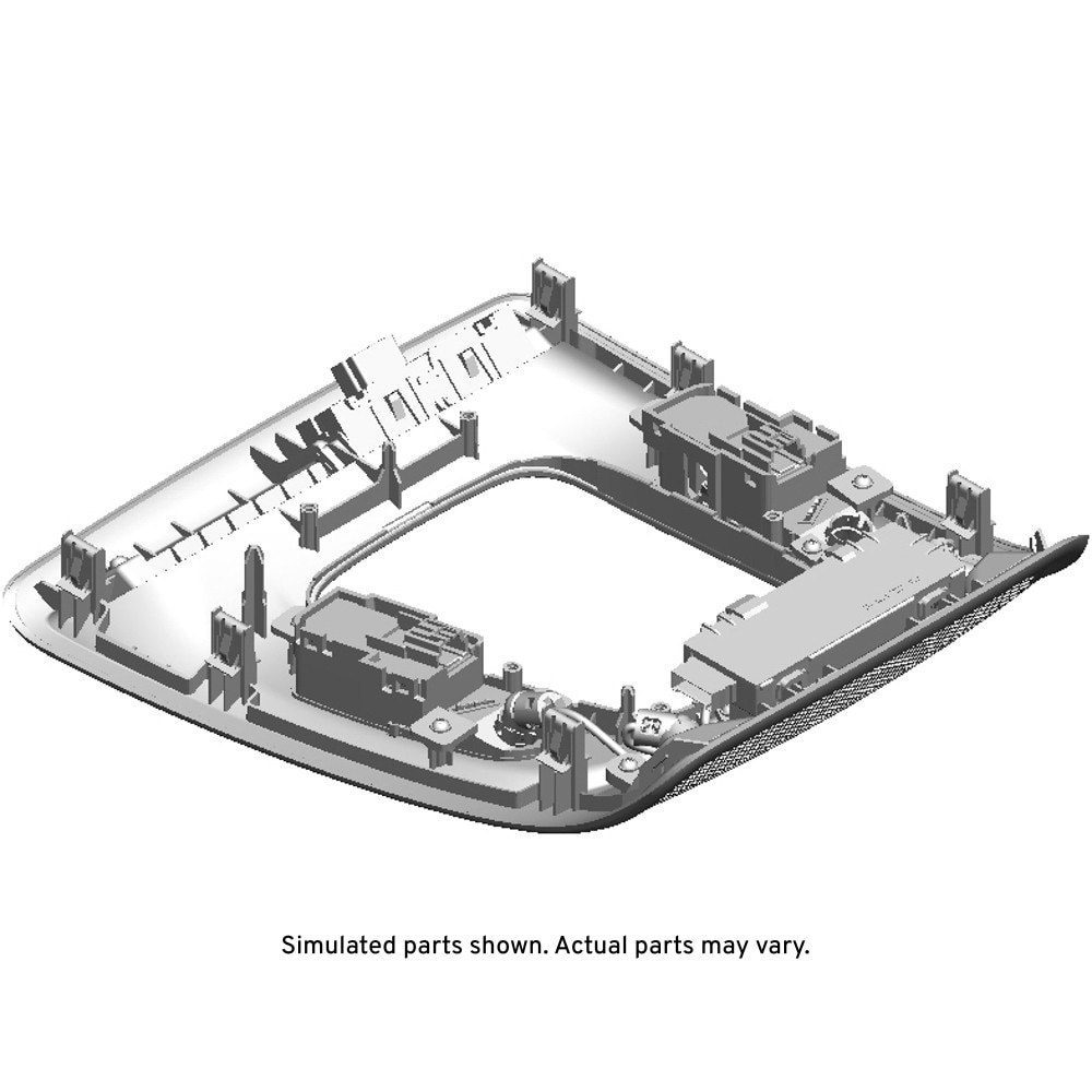 GM Genuine Parts Jet Black Roof Console