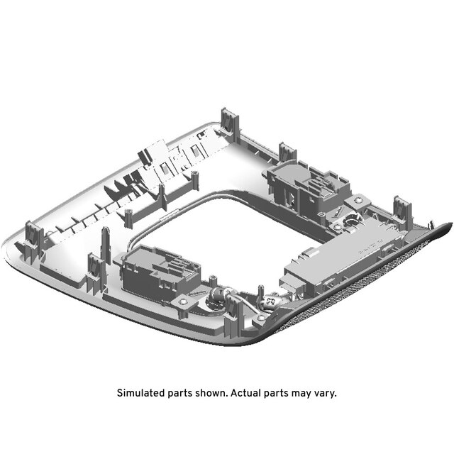 GM Genuine Parts Jet Black Roof Console