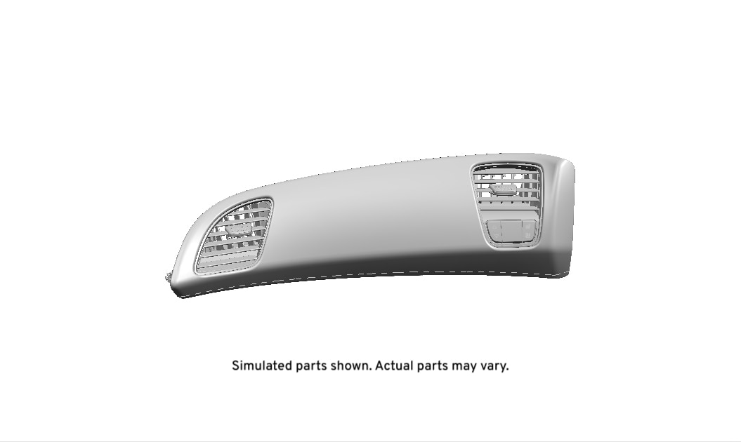 GM Genuine Parts Spice Red Instrument Panel Trim Pad