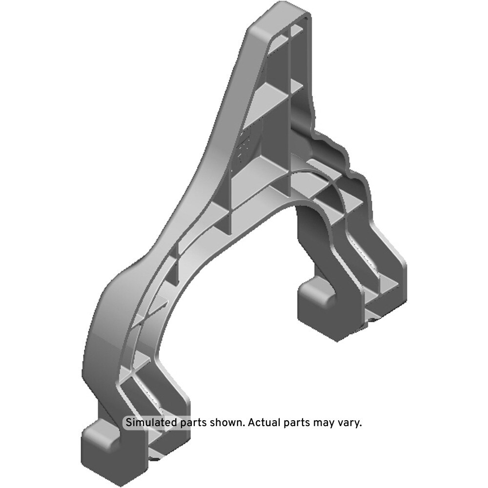 GM Genuine Parts Rear Passenger Side Bumper Lower Fascia Bracket