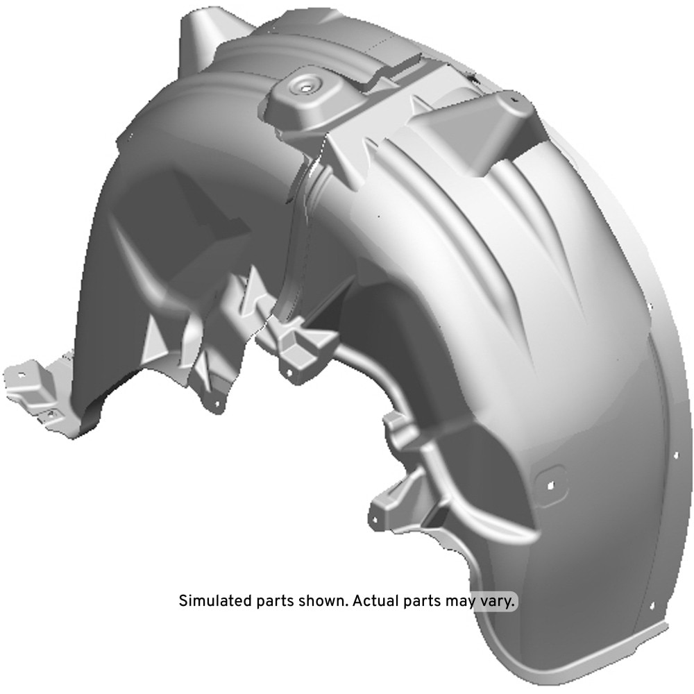 GM Genuine Parts Rear Passenger Side Wheelhouse Liner
