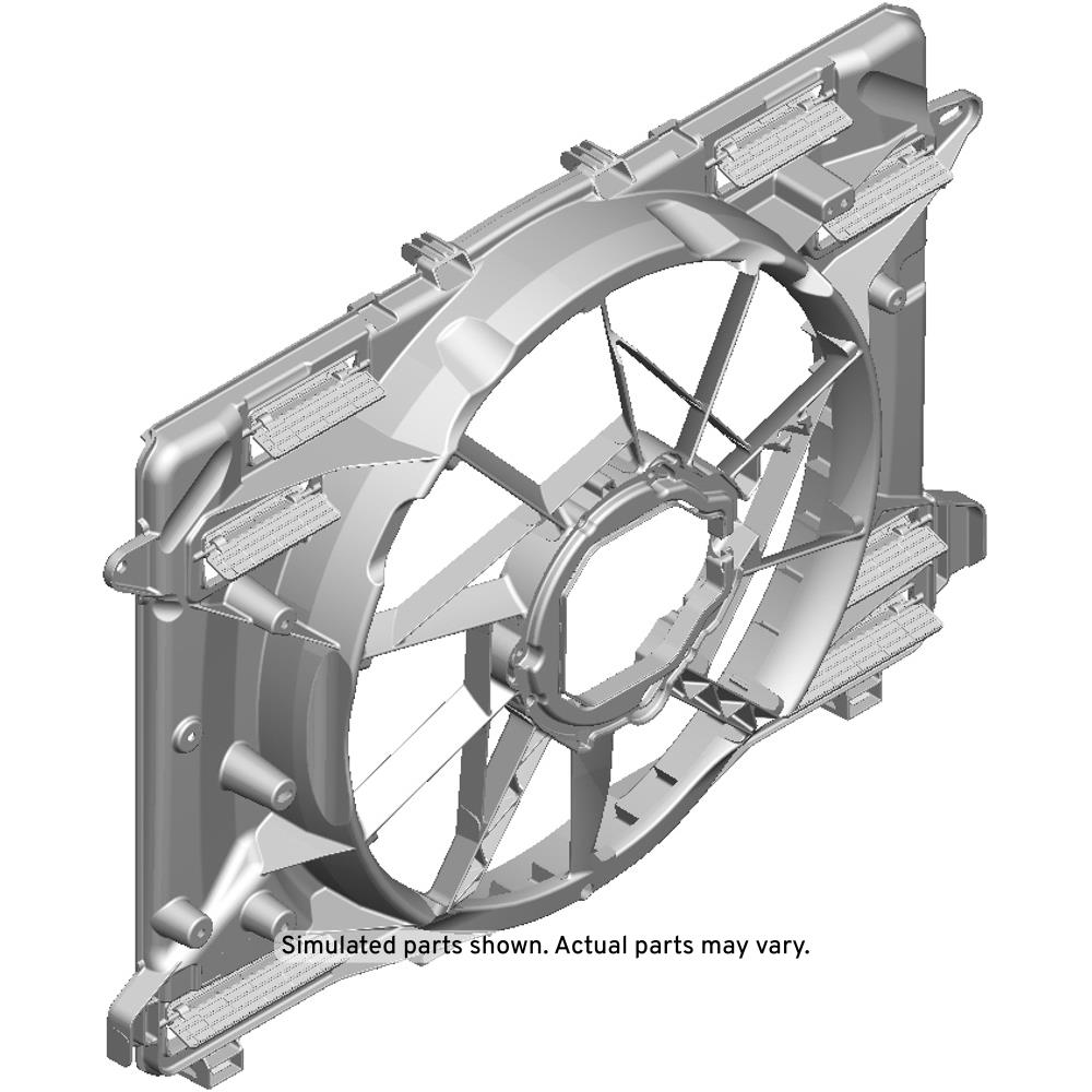 GM Genuine Parts Engine Cooling Fan Shroud