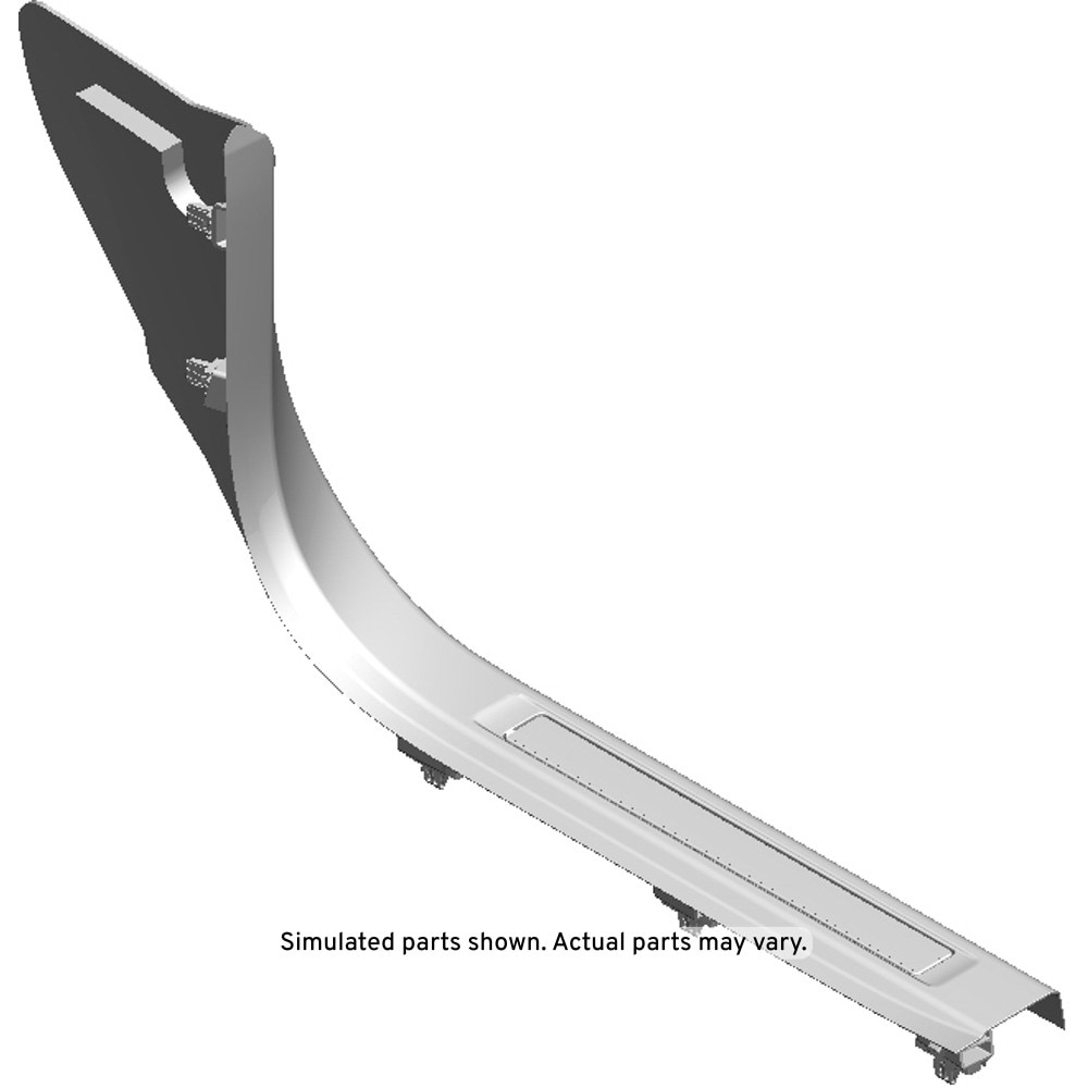 GM Genuine Parts Jet Black Front Driver Side Door Sill Garnish Molding