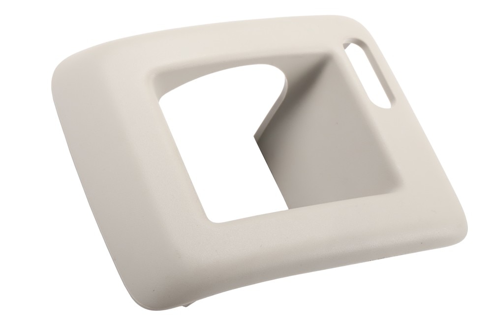 GM Genuine Parts Very Light Platinum Rear Driver Side Seat Back Latch Release Handle Bezel