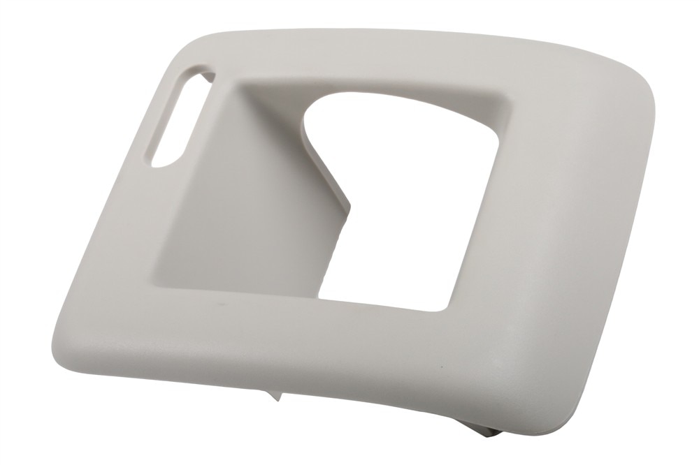 GM Genuine Parts Very Light Platinum Rear Passenger Side Seat Back Latch Release Handle Bezel