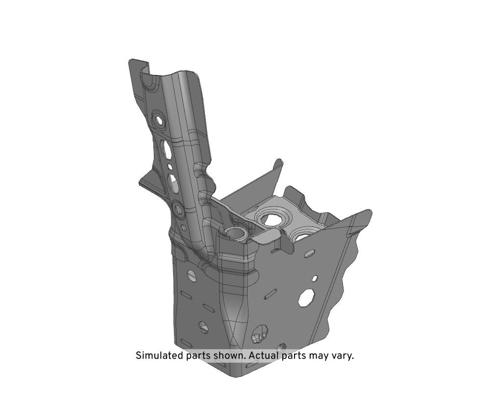 GM Genuine Parts Passenger Side Front Compartment Inner Side Rail Extension