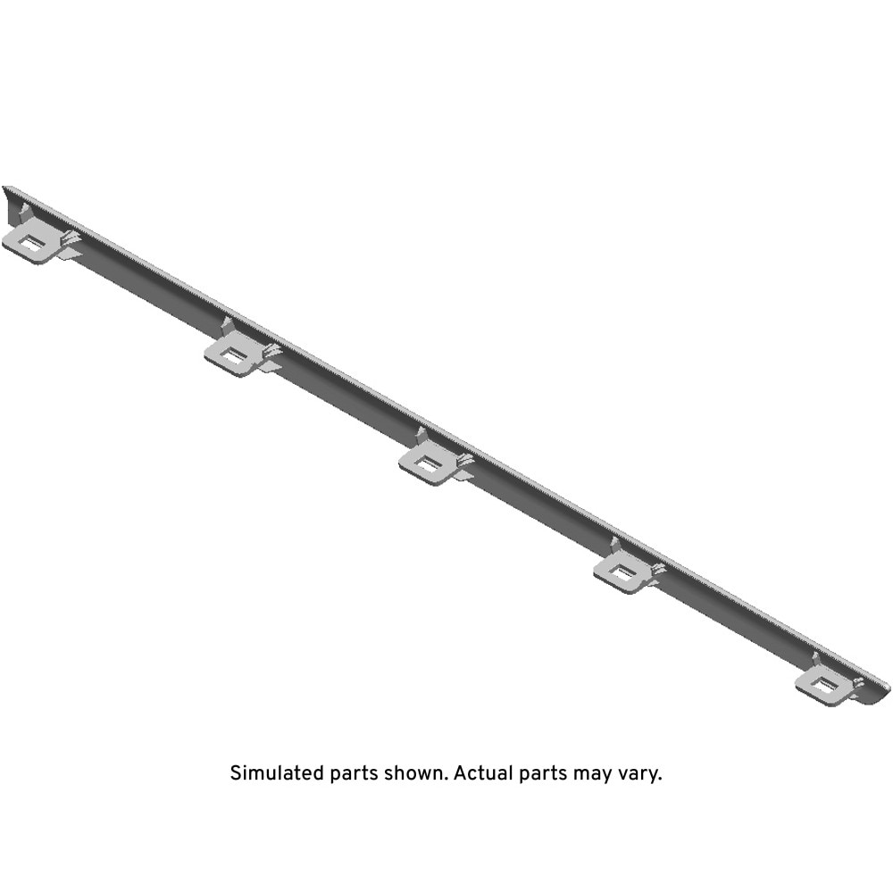 GM Genuine Parts Exterior Bright Chrome Rear Passenger Side Door Molding Insert