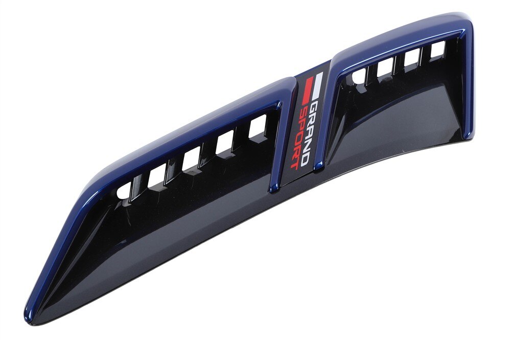 GM Genuine Parts Opulent Blue Metallic Front Driver Side Fender Ornamentation Vent