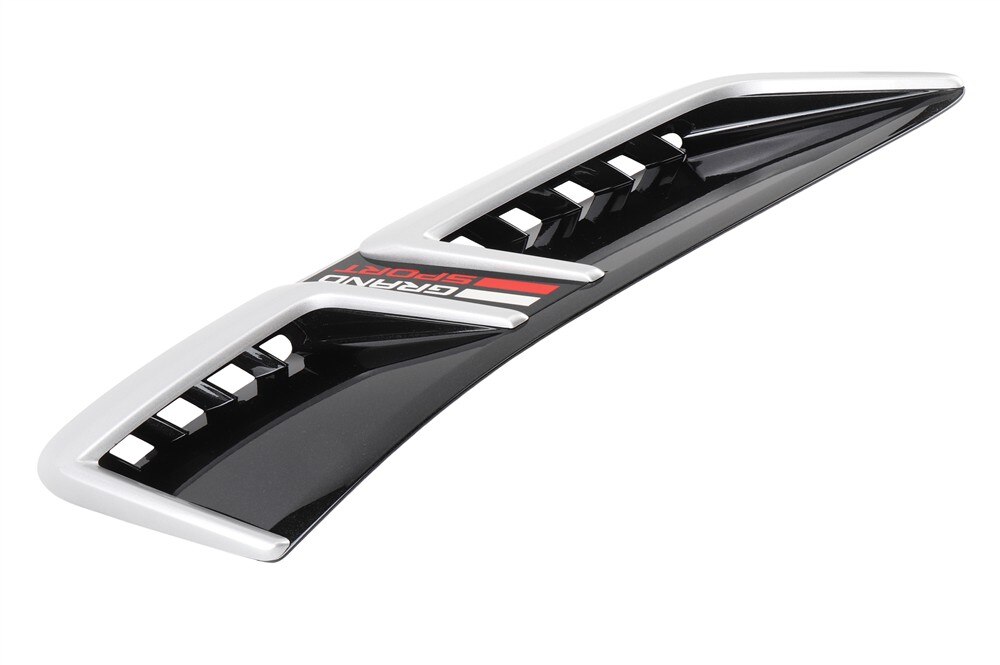 GM Genuine Parts Switchblade Silver Metallic Front Passenger Side Fender Ornamentation Vent