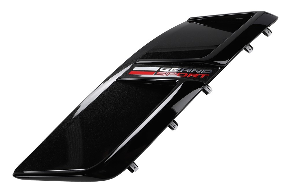 GM Genuine Parts Black Front Passenger Side Fender Ornamentation Vent