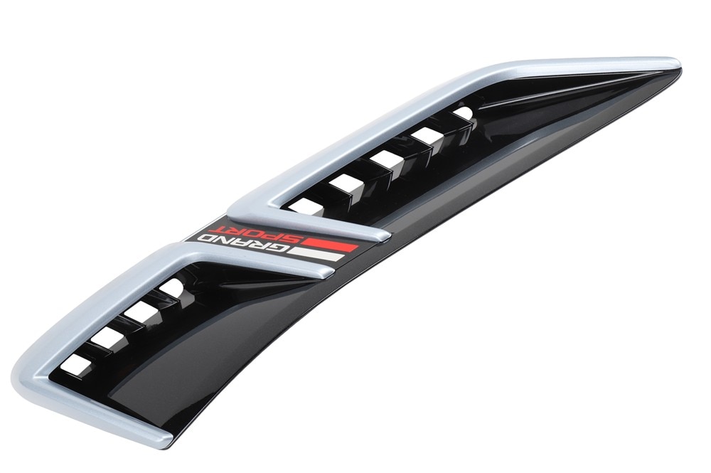 GM Genuine Parts Blue Persuasion Metallic Front Passenger Side Fender Ornamentation Vent