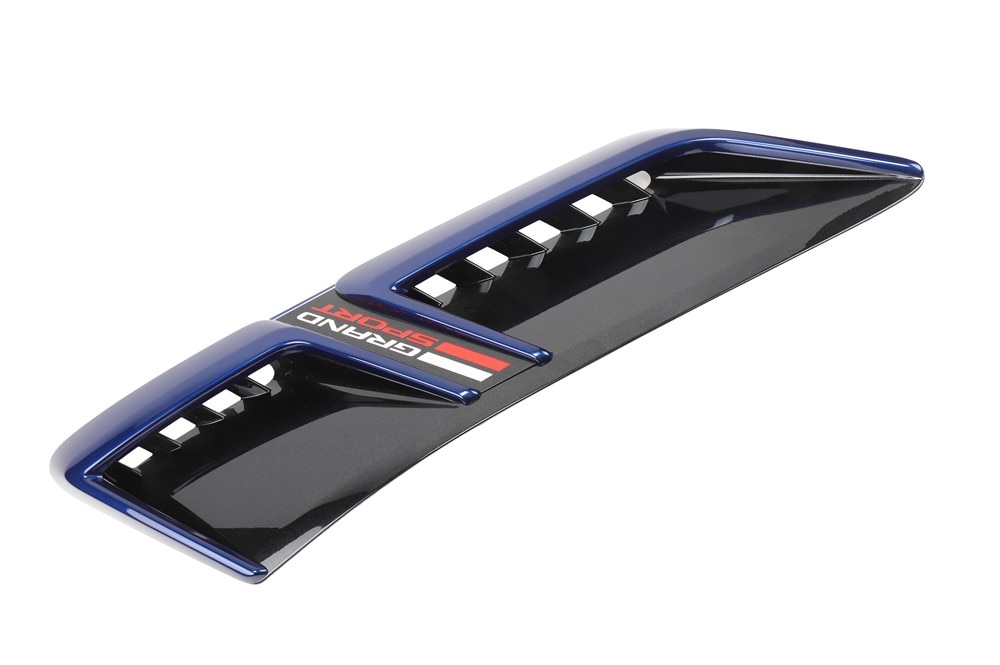 GM Genuine Parts Opulent Blue Metallic Front Passenger Side Fender Ornamentation Vent
