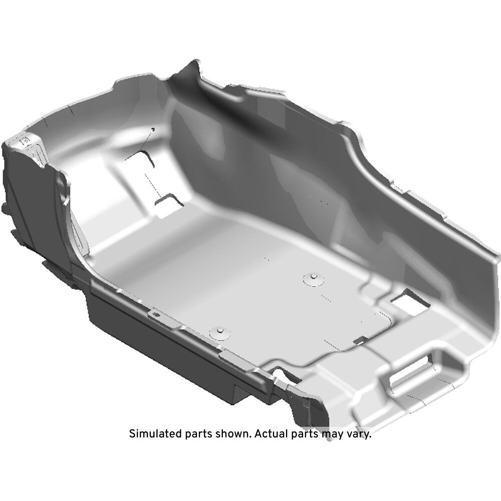 GM Genuine Parts Jet Black Front Driver Side Floor Panel Carpet